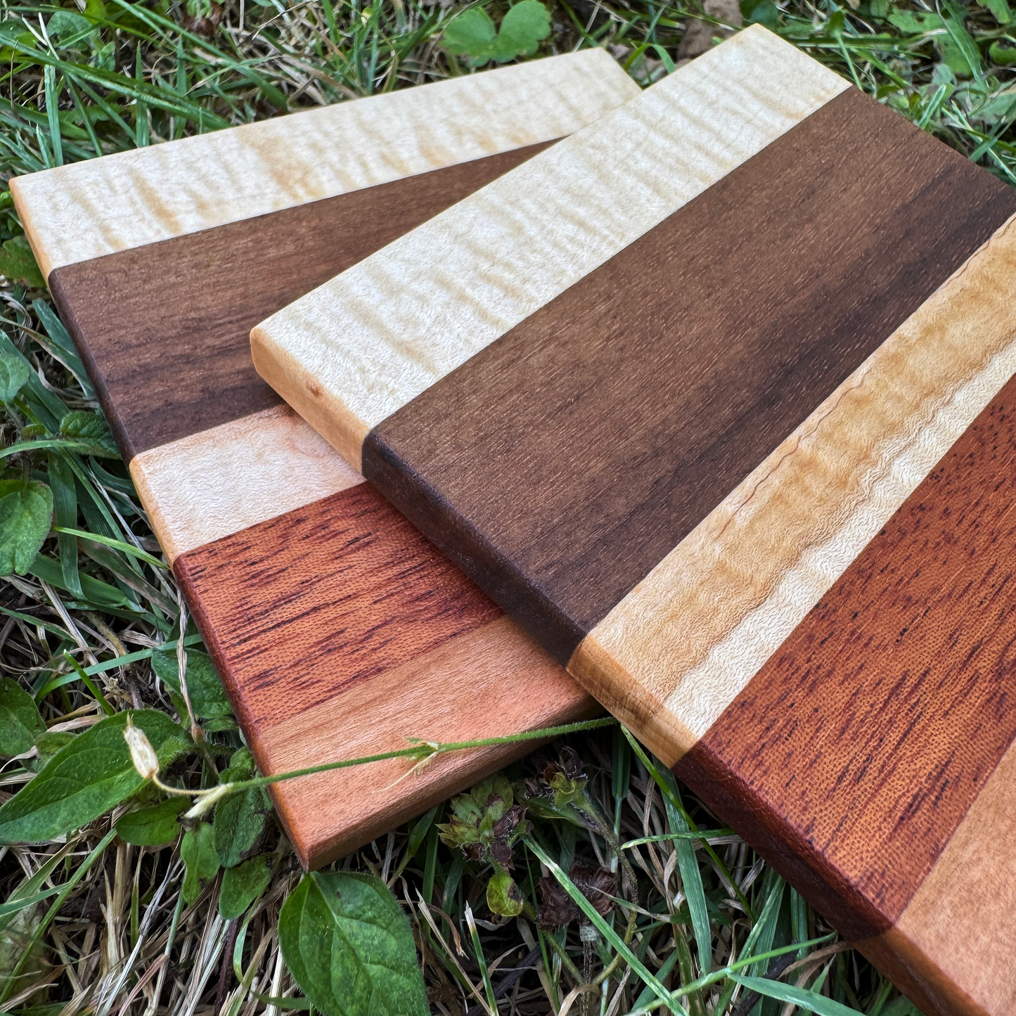 Premium Hardwood Coaster Pair (A9)