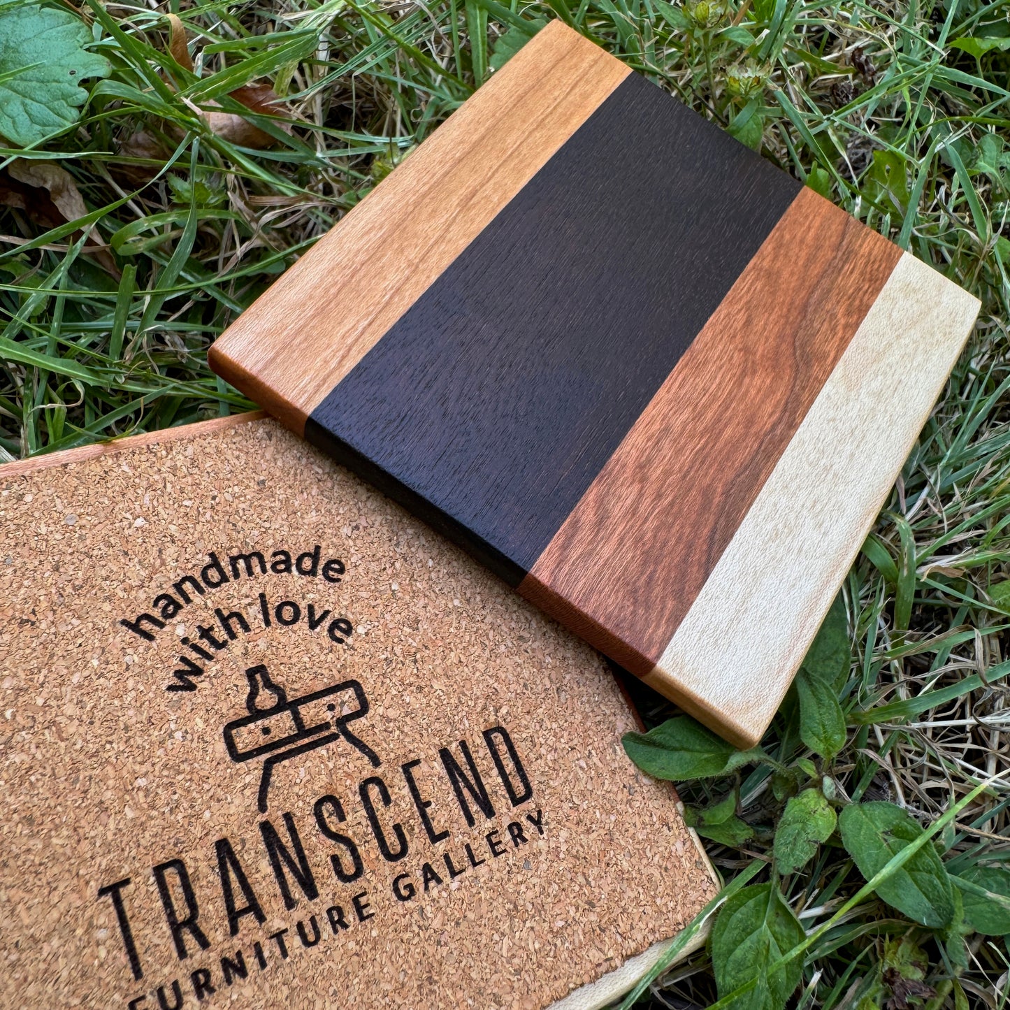 Premium Hardwood Coaster Pair (B5)