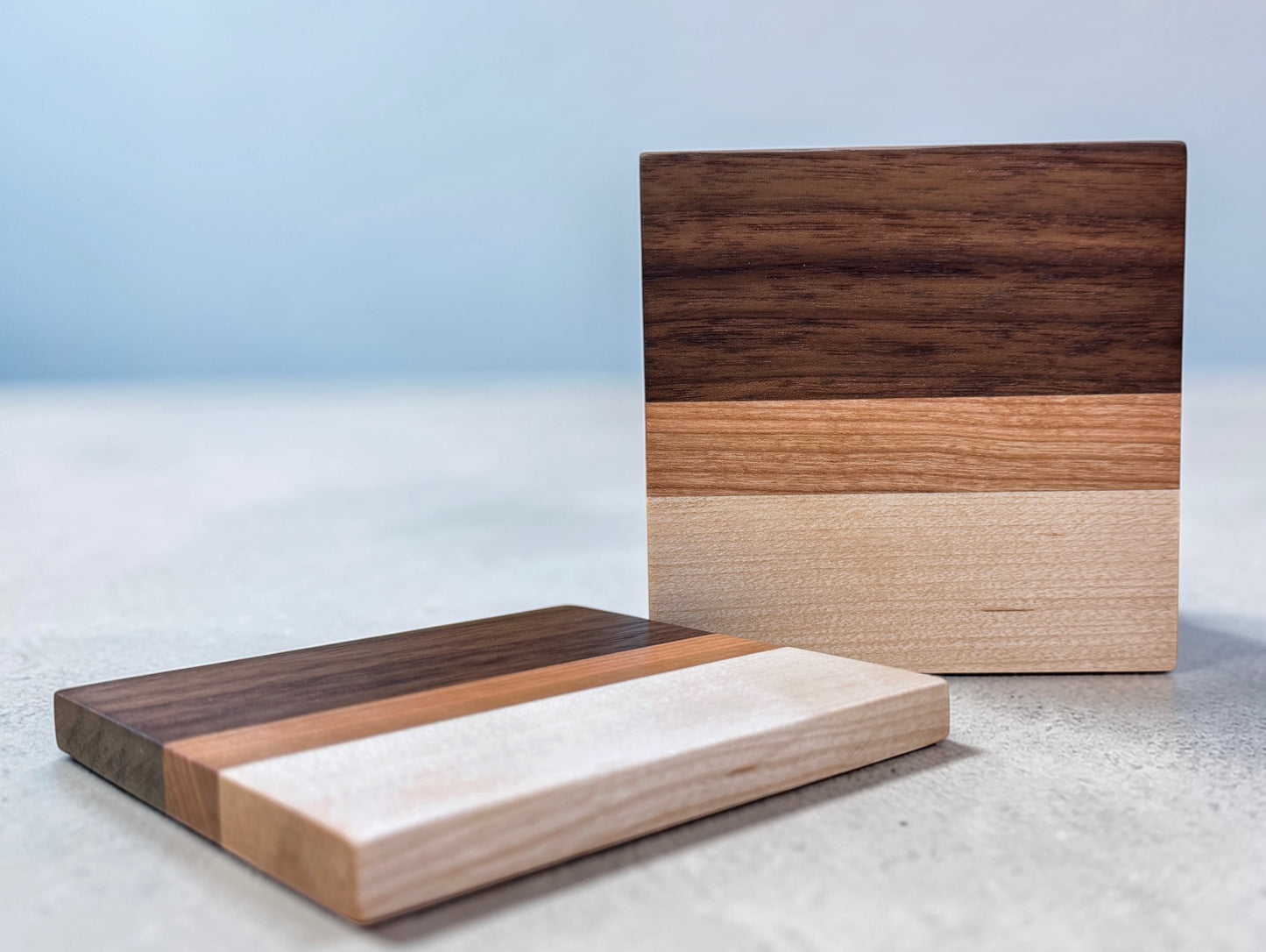 Premium Hardwood Coaster Pair (A1)