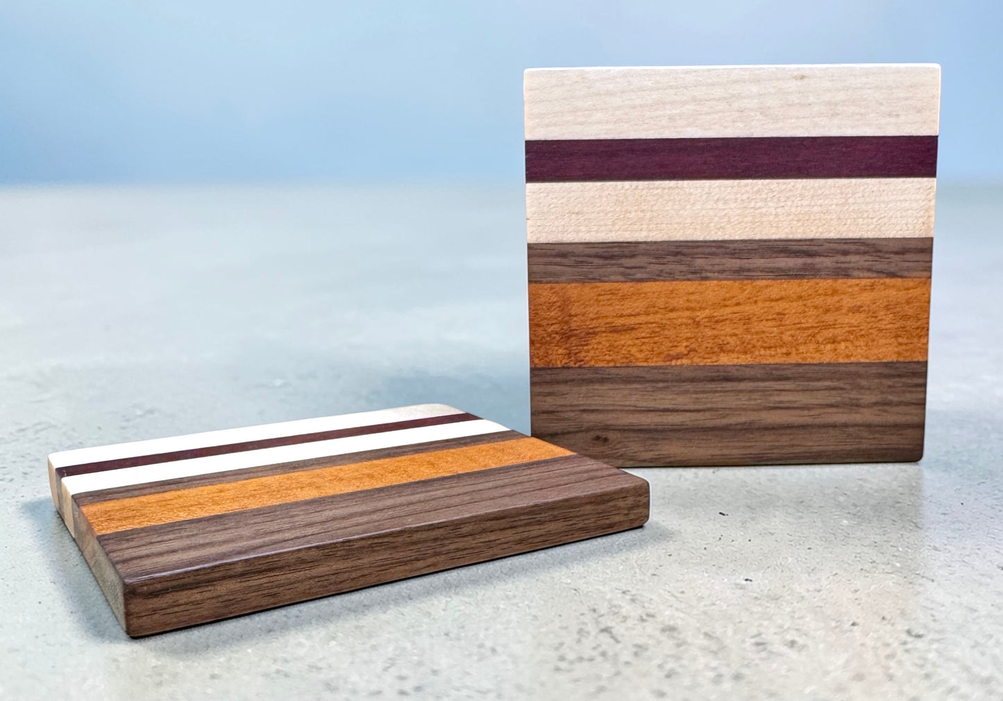 Premium Hardwood Coaster Pair (C1)