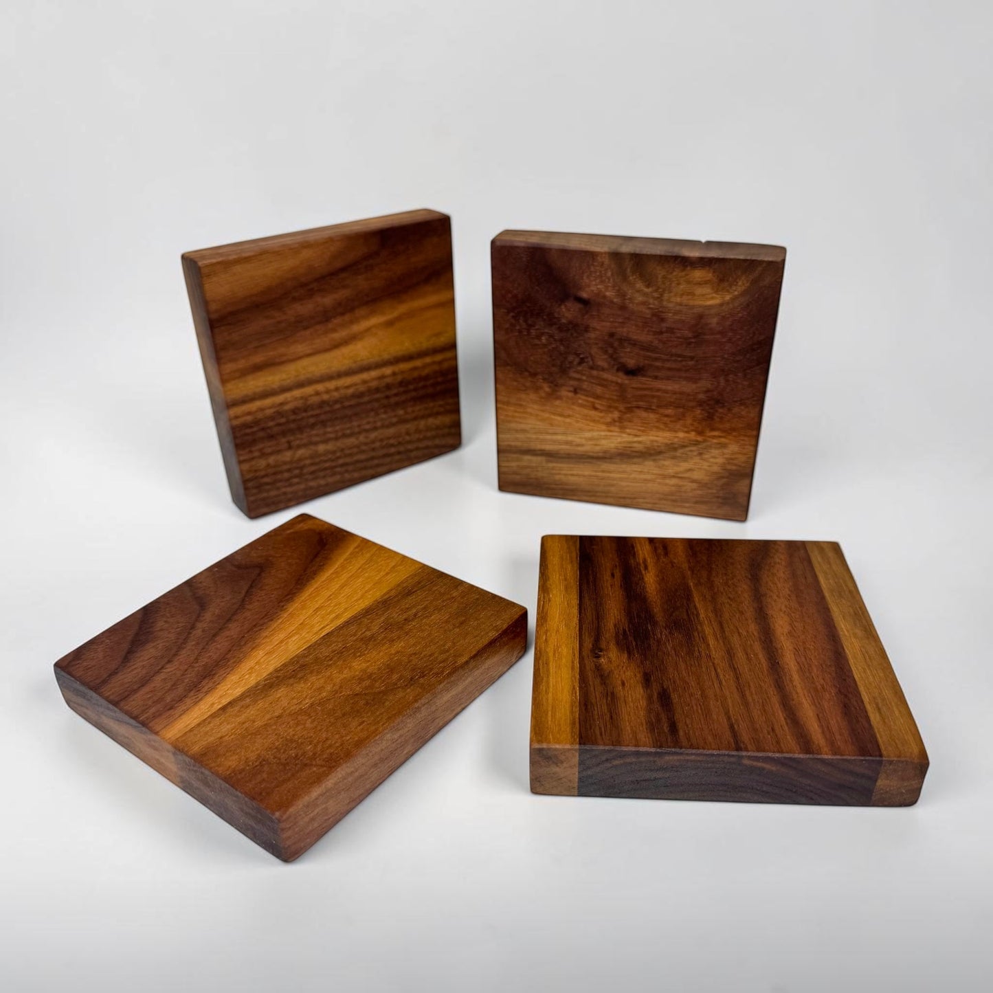 Chunky Walnut Coaster Set (TC1)