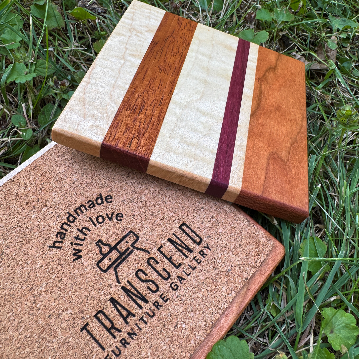 Premium Hardwood Coaster Pair (A11)