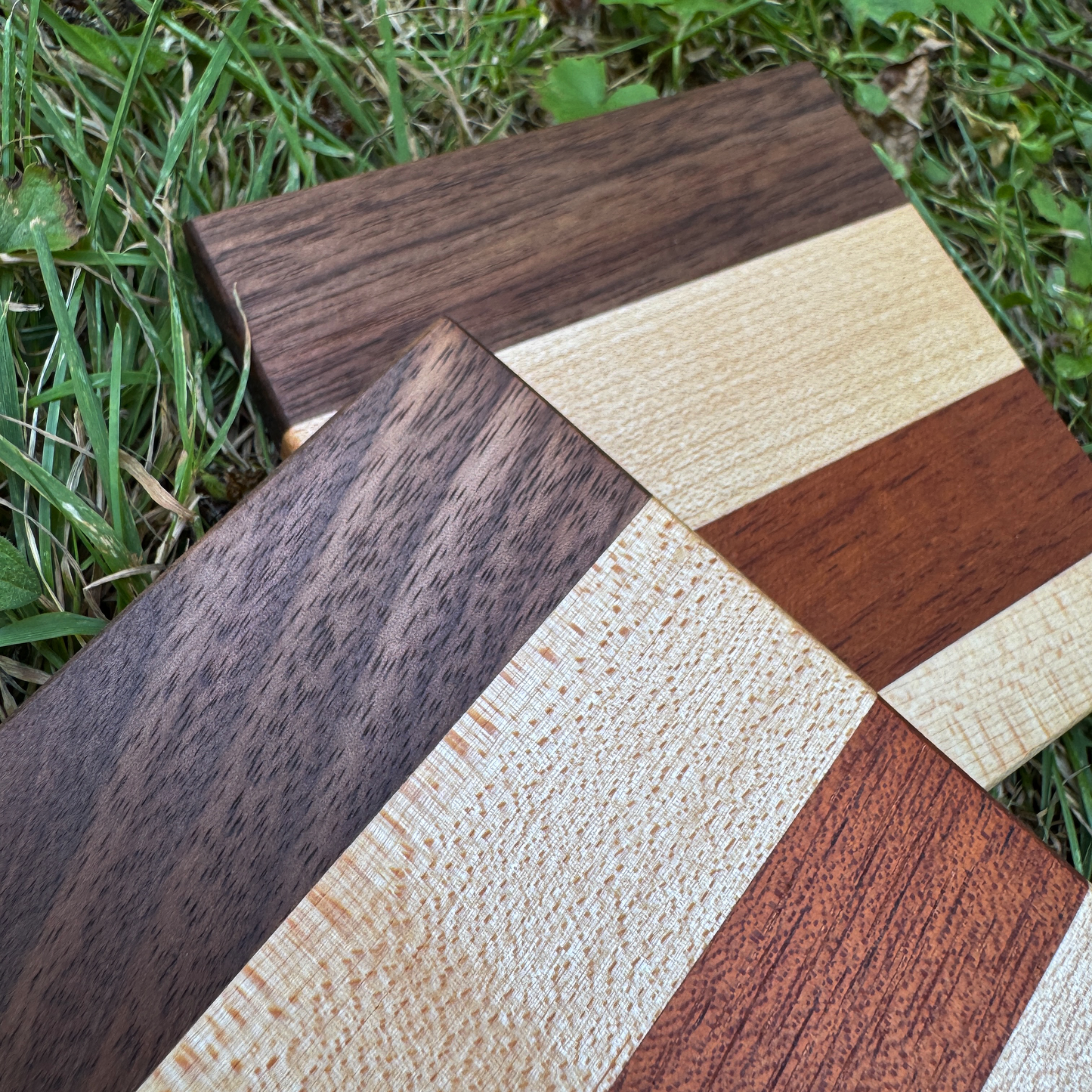 Premium Hardwood Coaster Pair (A12)