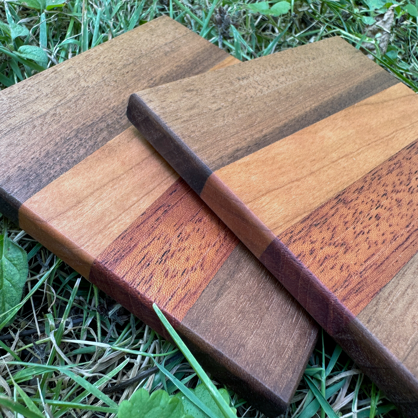 Premium Hardwood Coaster Pair (A13)