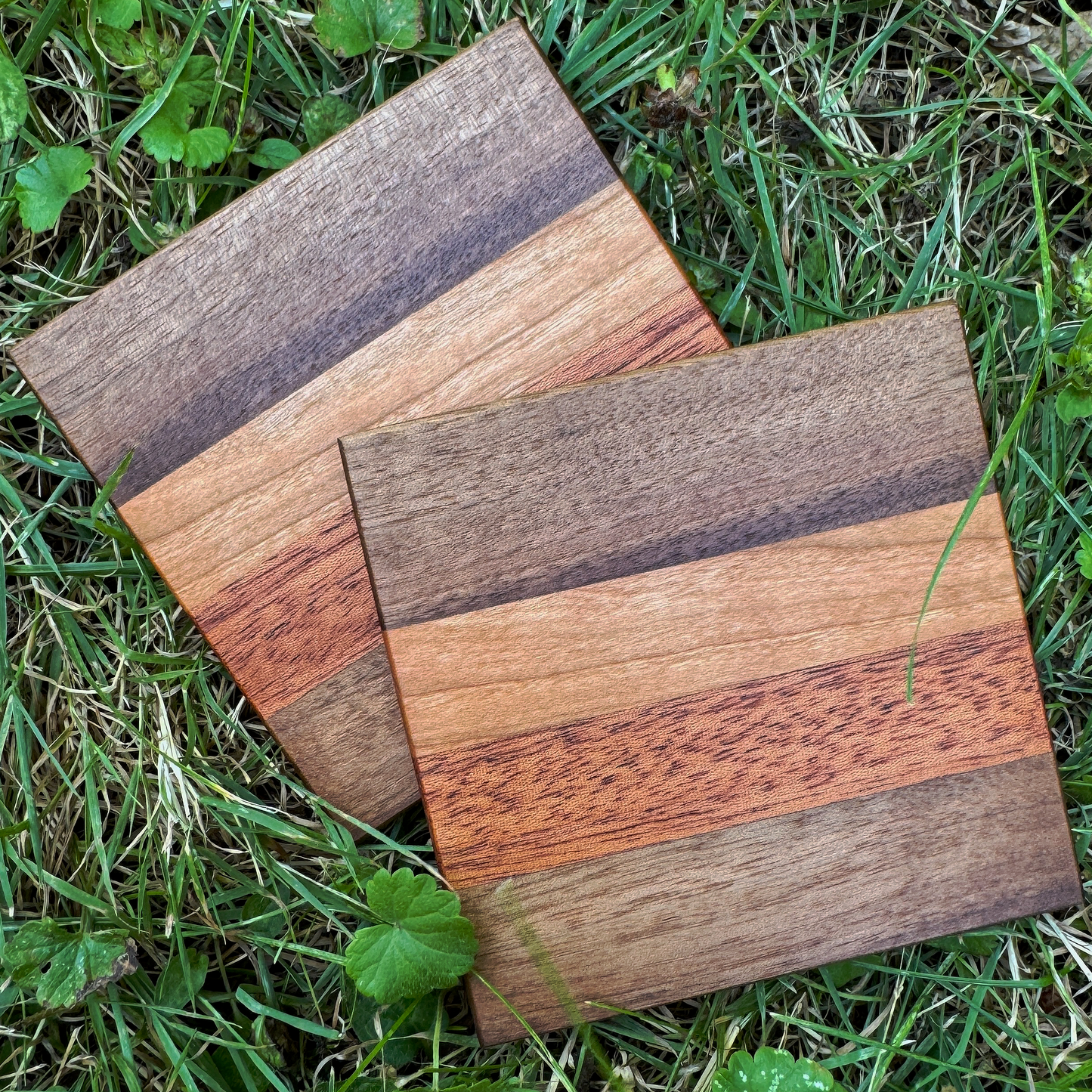 Premium Hardwood Coaster Pair (A13)