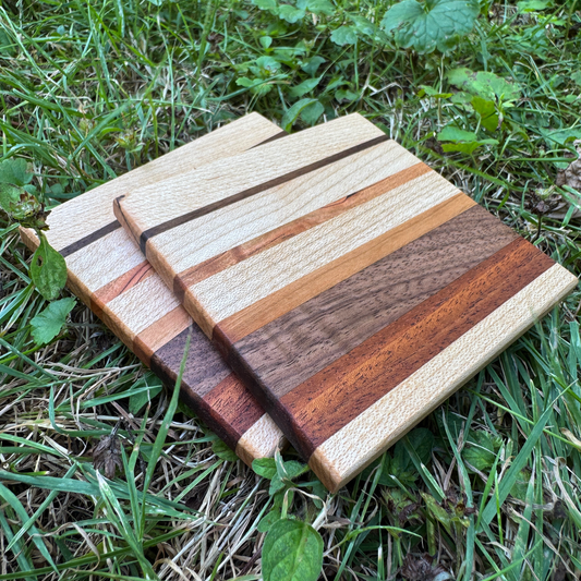 Premium Hardwood Coaster Pair (A15)