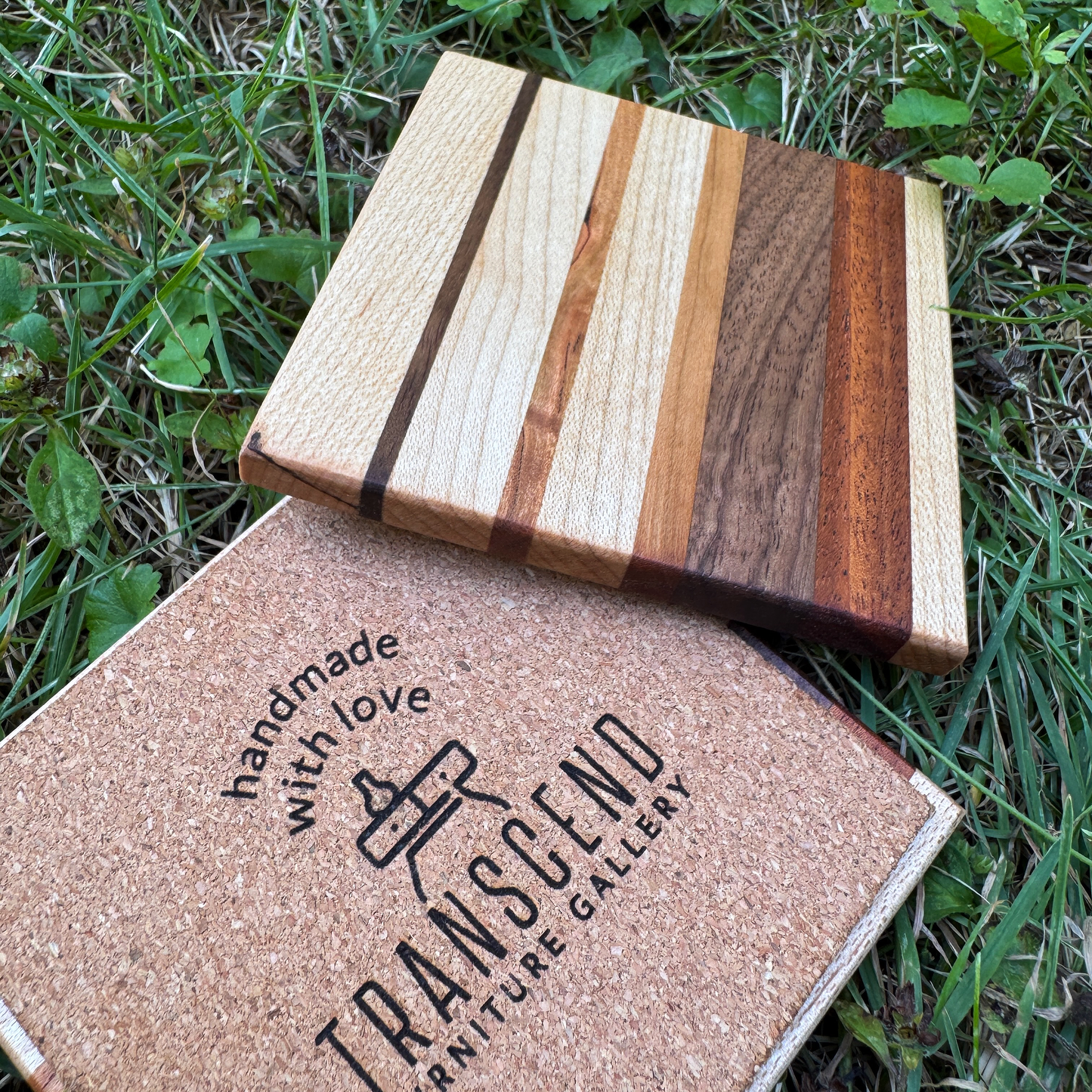 Premium Hardwood Coaster Pair (A15)