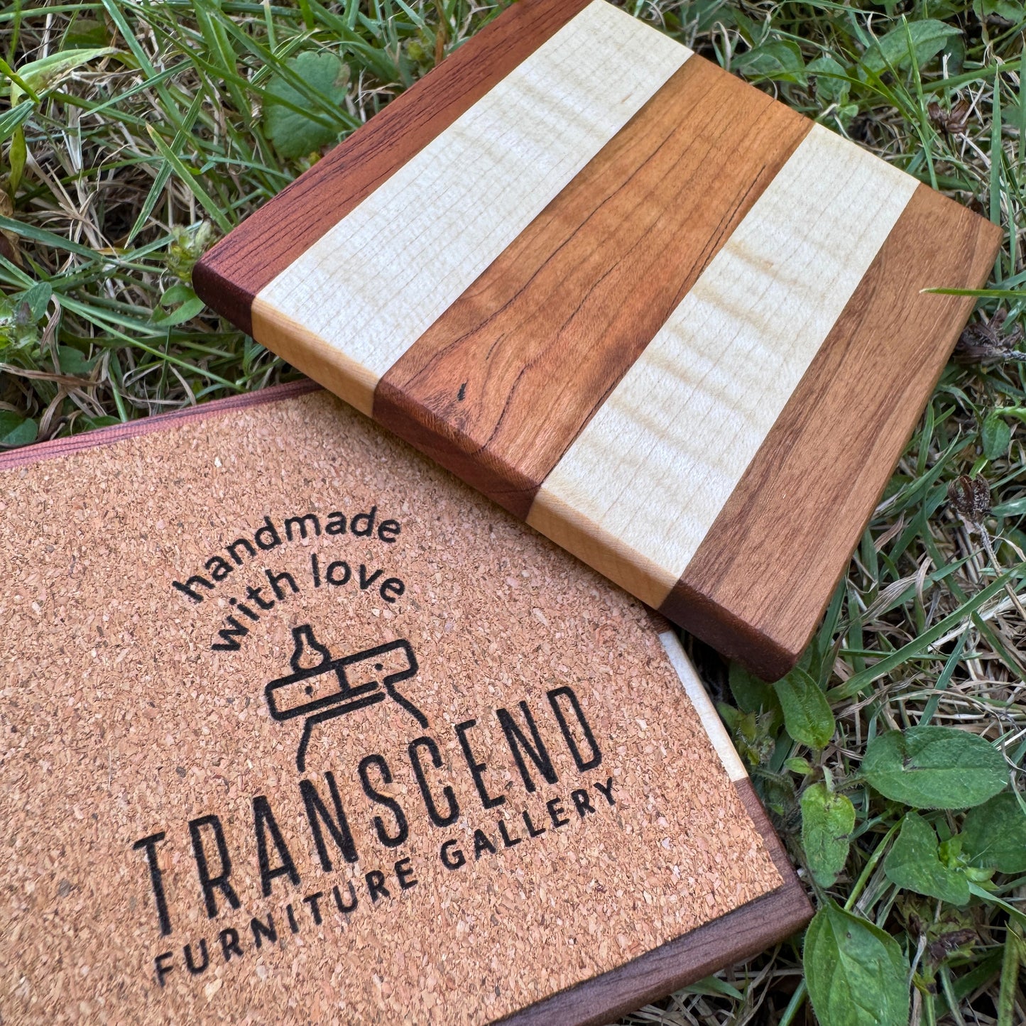 Premium Hardwood Coaster Pair (A16)