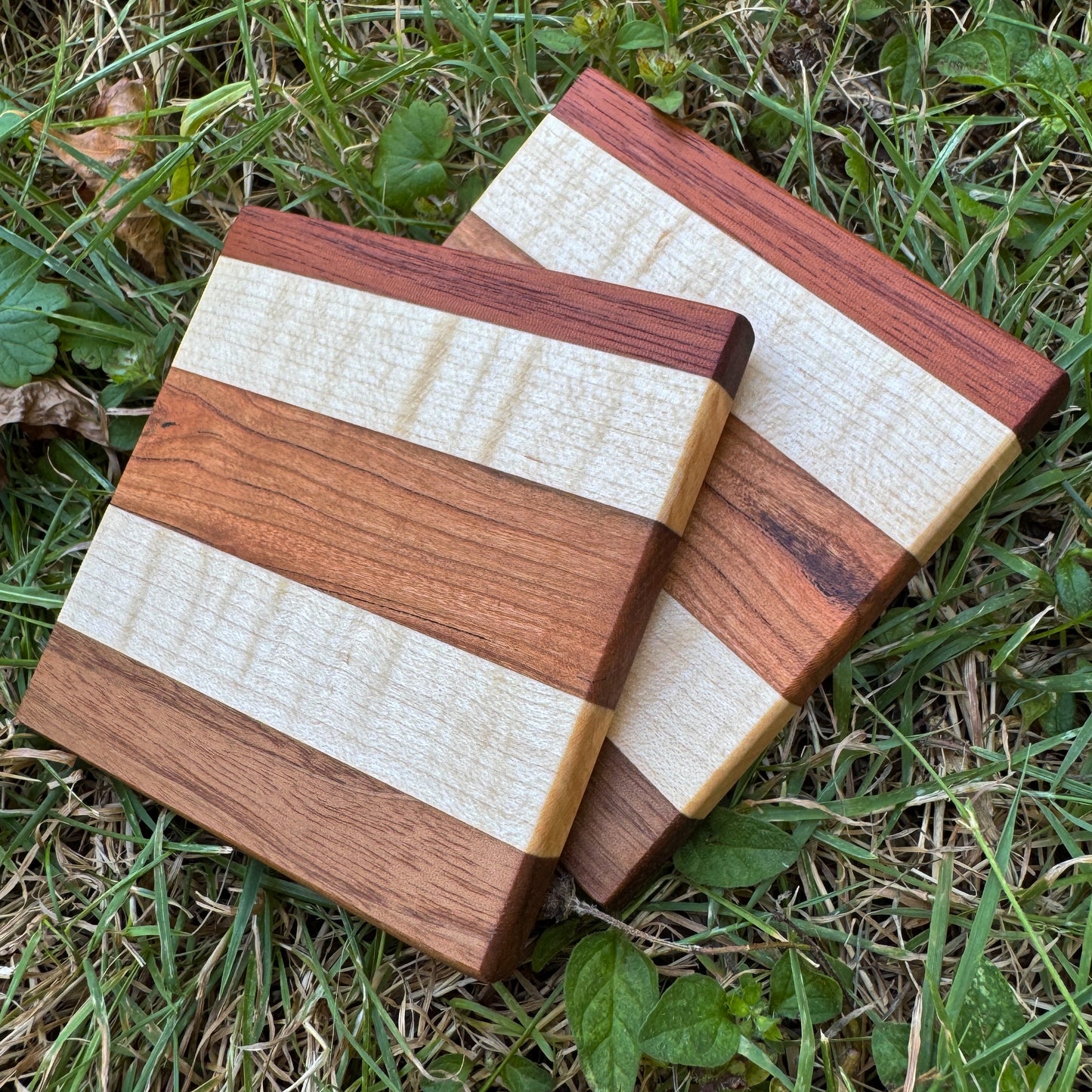 Premium Hardwood Coaster Pair (A16)
