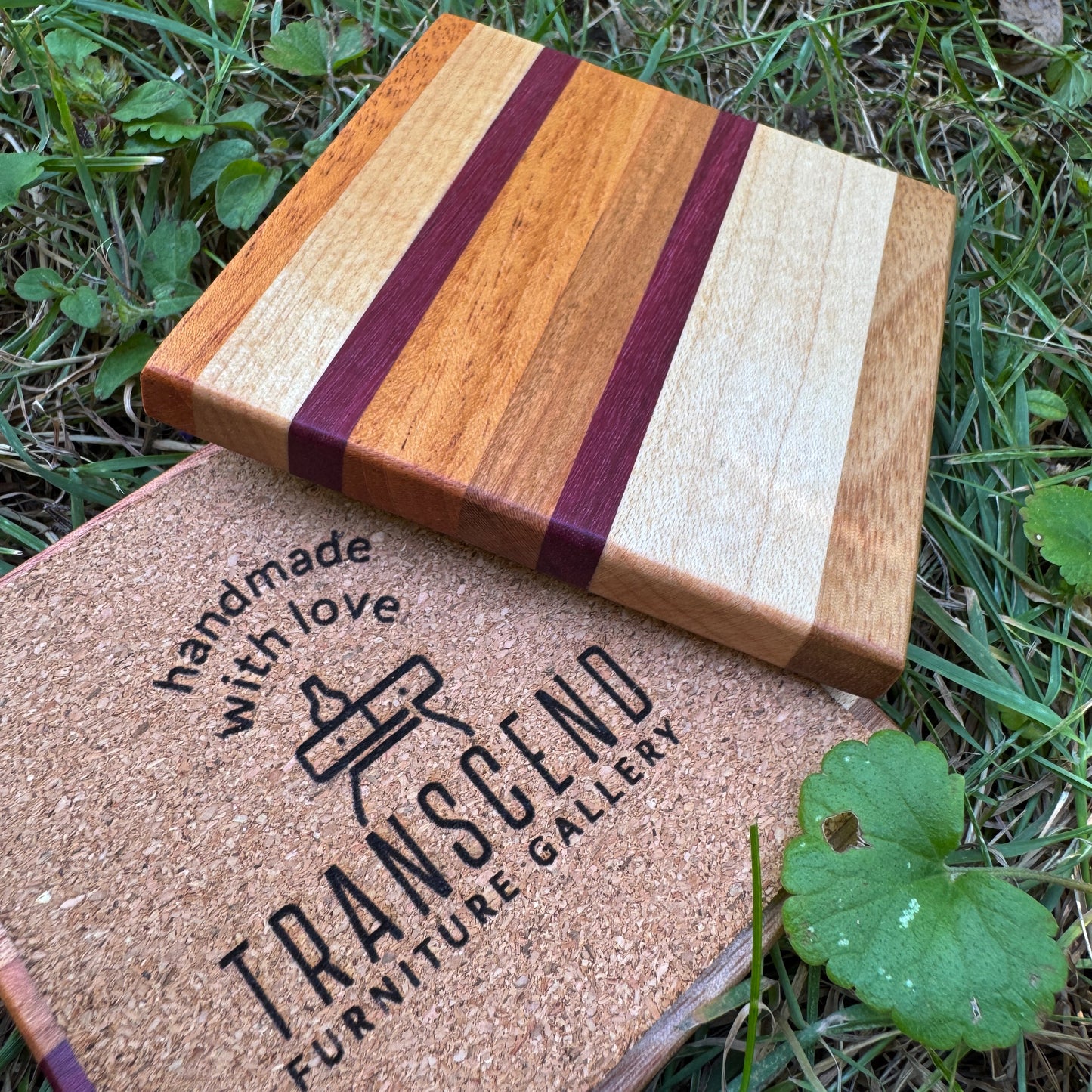 Premium Hardwood Coaster Pair (A17)