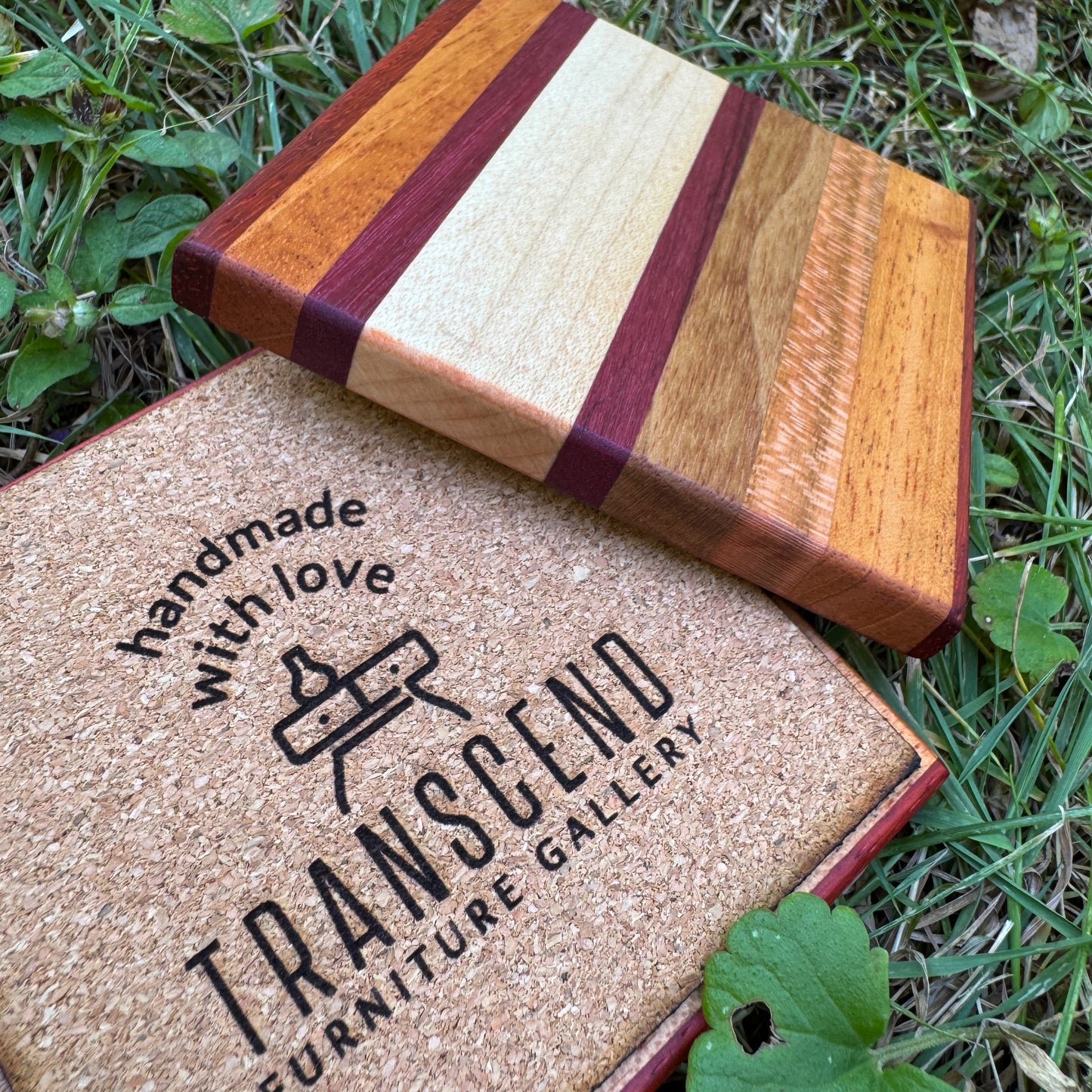 Premium Hardwood Coaster Pair (A19)