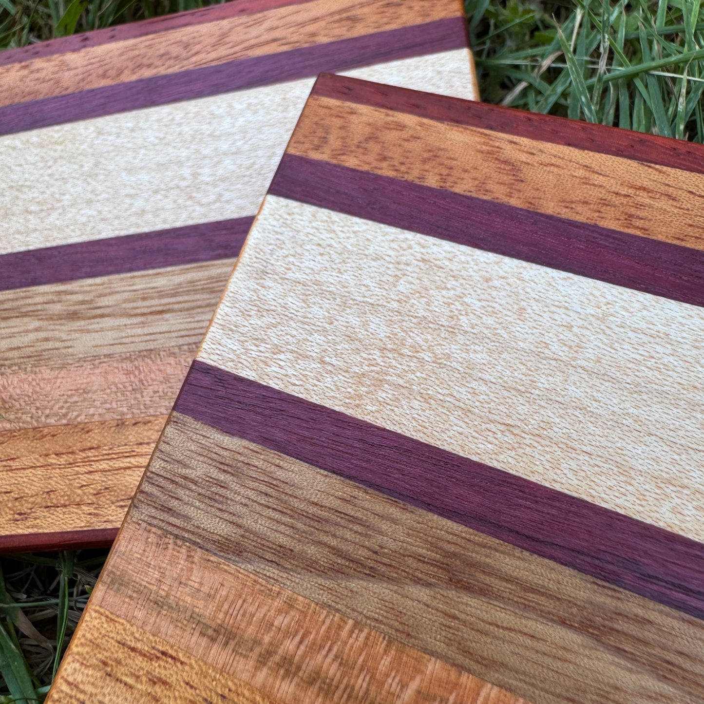 Premium Hardwood Coaster Pair (A19)