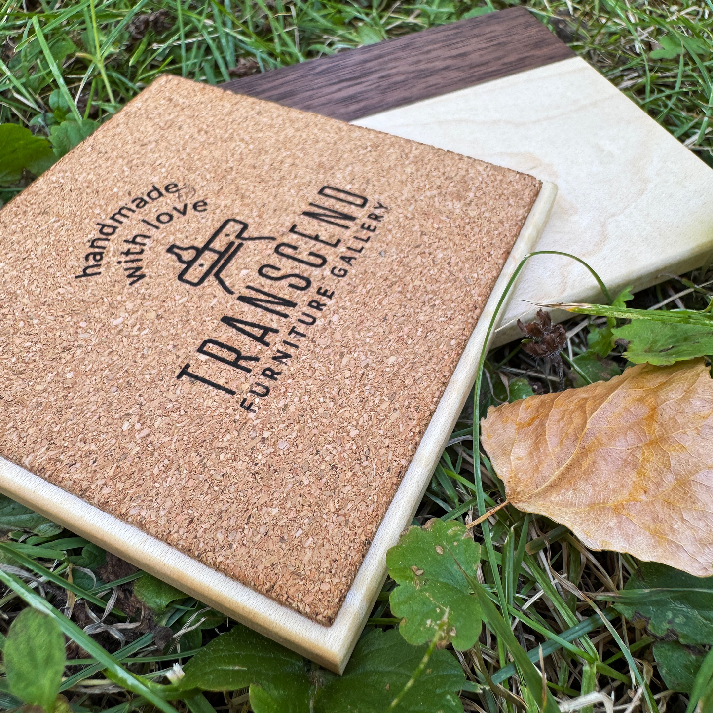 Premium Hardwood Coaster Pair (A2)