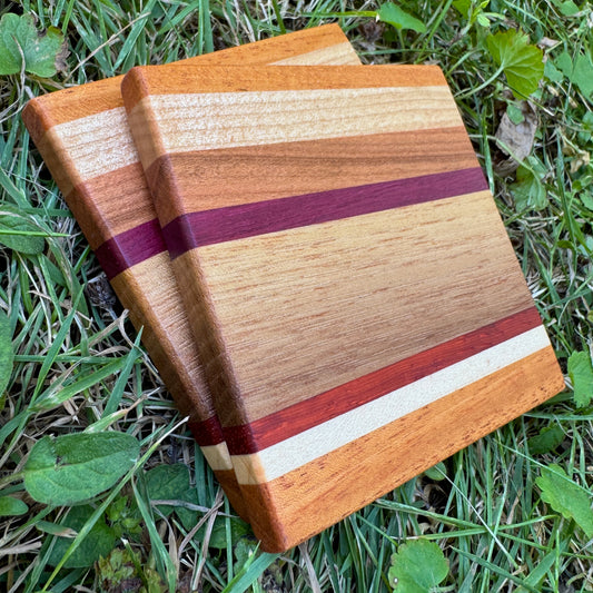 Premium Hardwood Coaster Pair (A20)