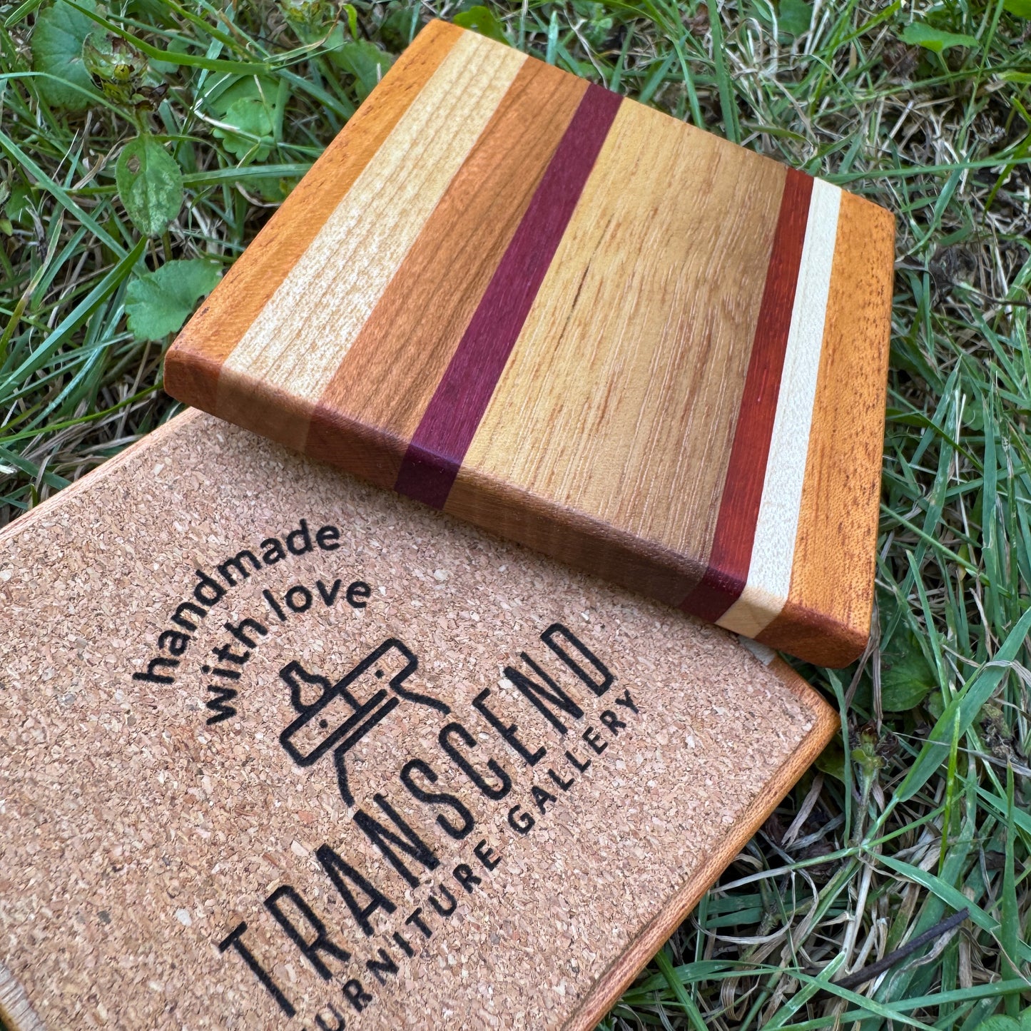 Premium Hardwood Coaster Pair (A20)
