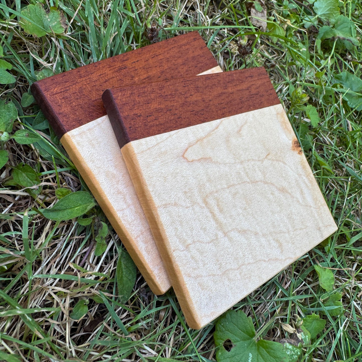 Premium Hardwood Coaster Pair (A21)