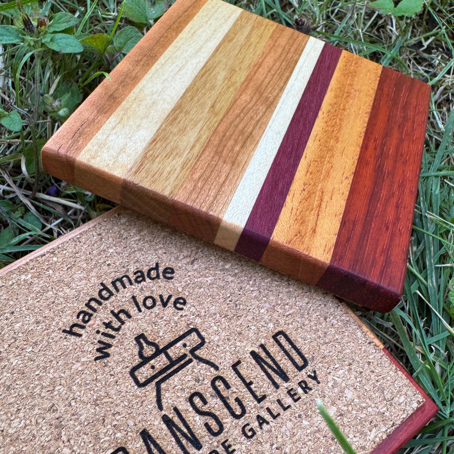 Premium Hardwood Coaster Pair (A22)