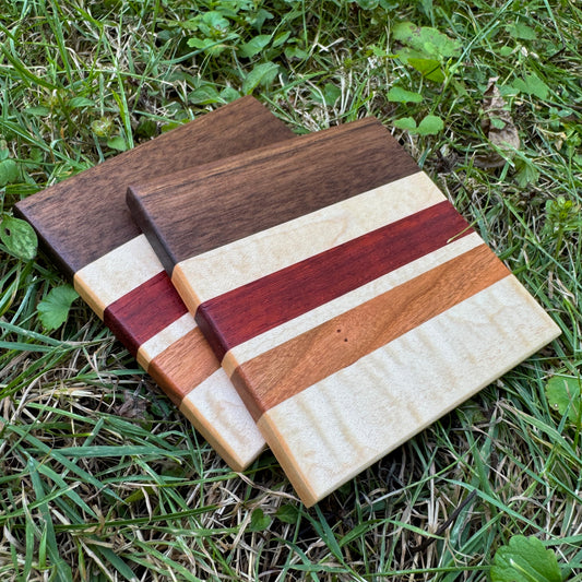 Premium Hardwood Coaster Pair (A23)