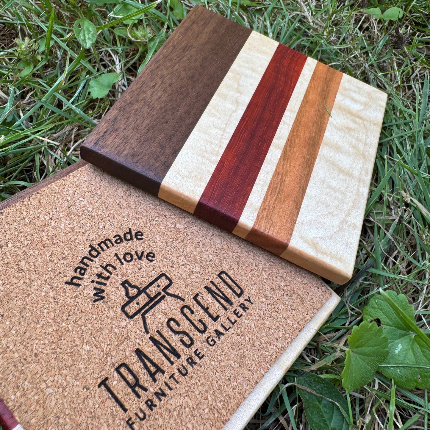 Premium Hardwood Coaster Pair (A23)