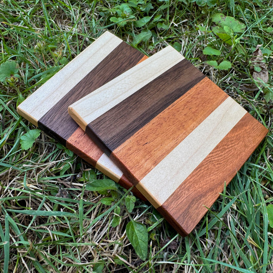 Premium Hardwood Coaster Pair (A25)