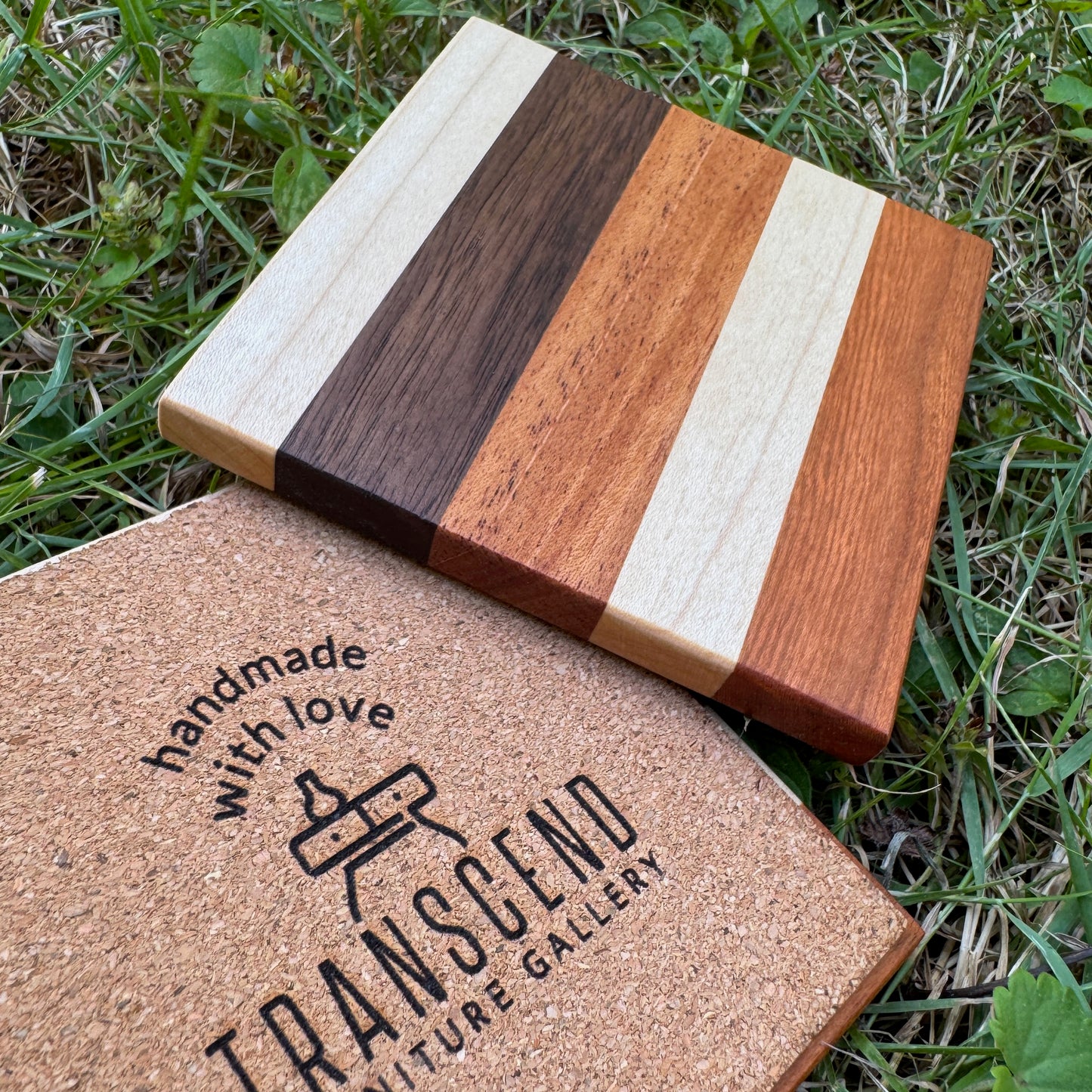 Premium Hardwood Coaster Pair (A25)