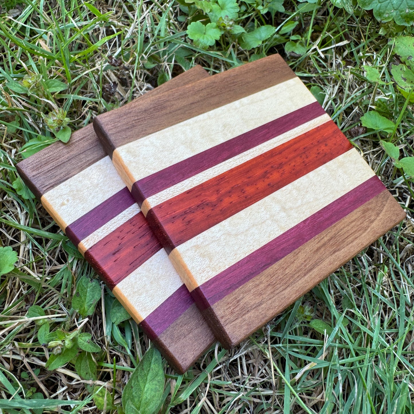 Premium Hardwood Coaster Pair (A26)