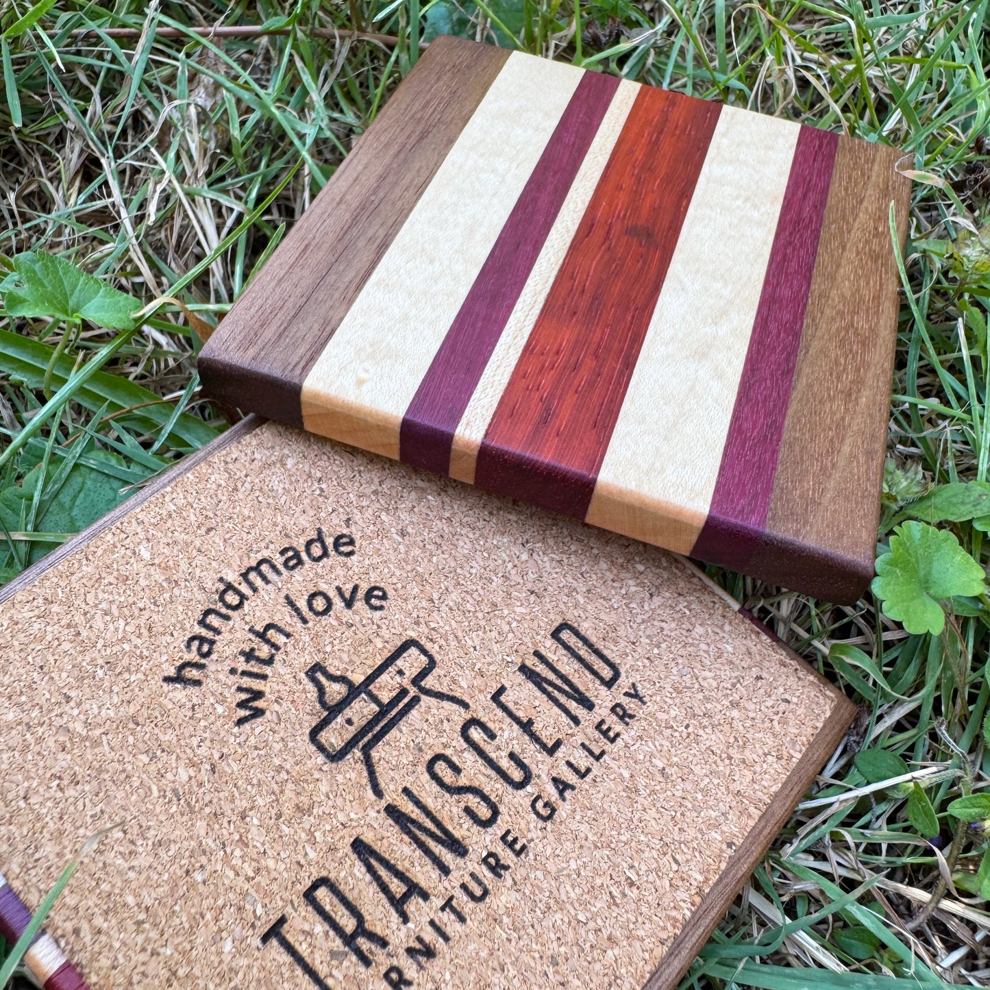 Premium Hardwood Coaster Pair (A26)