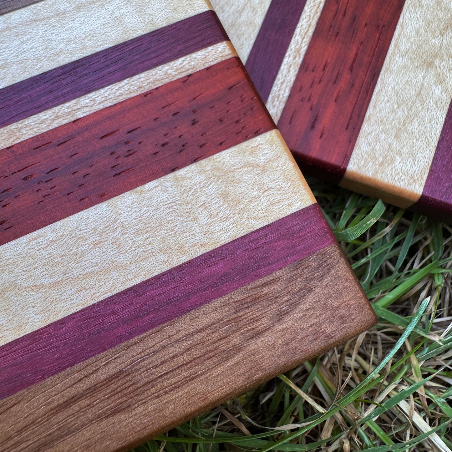 Premium Hardwood Coaster Pair (A26)