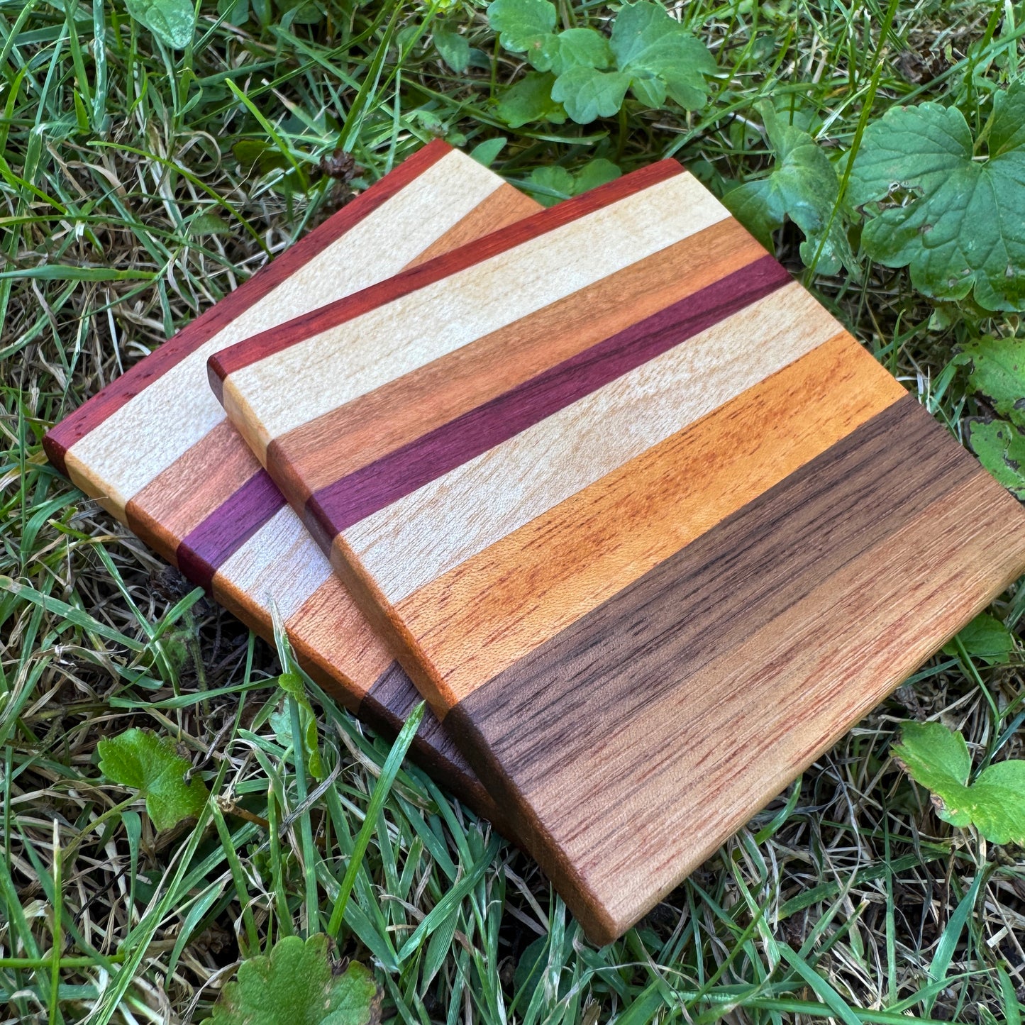 Premium Hardwood Coaster Pair (A27)