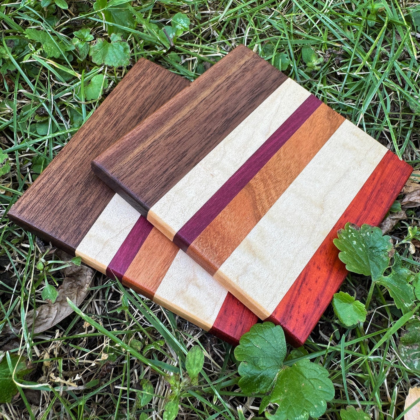 Premium Hardwood Coaster Pair (A3)