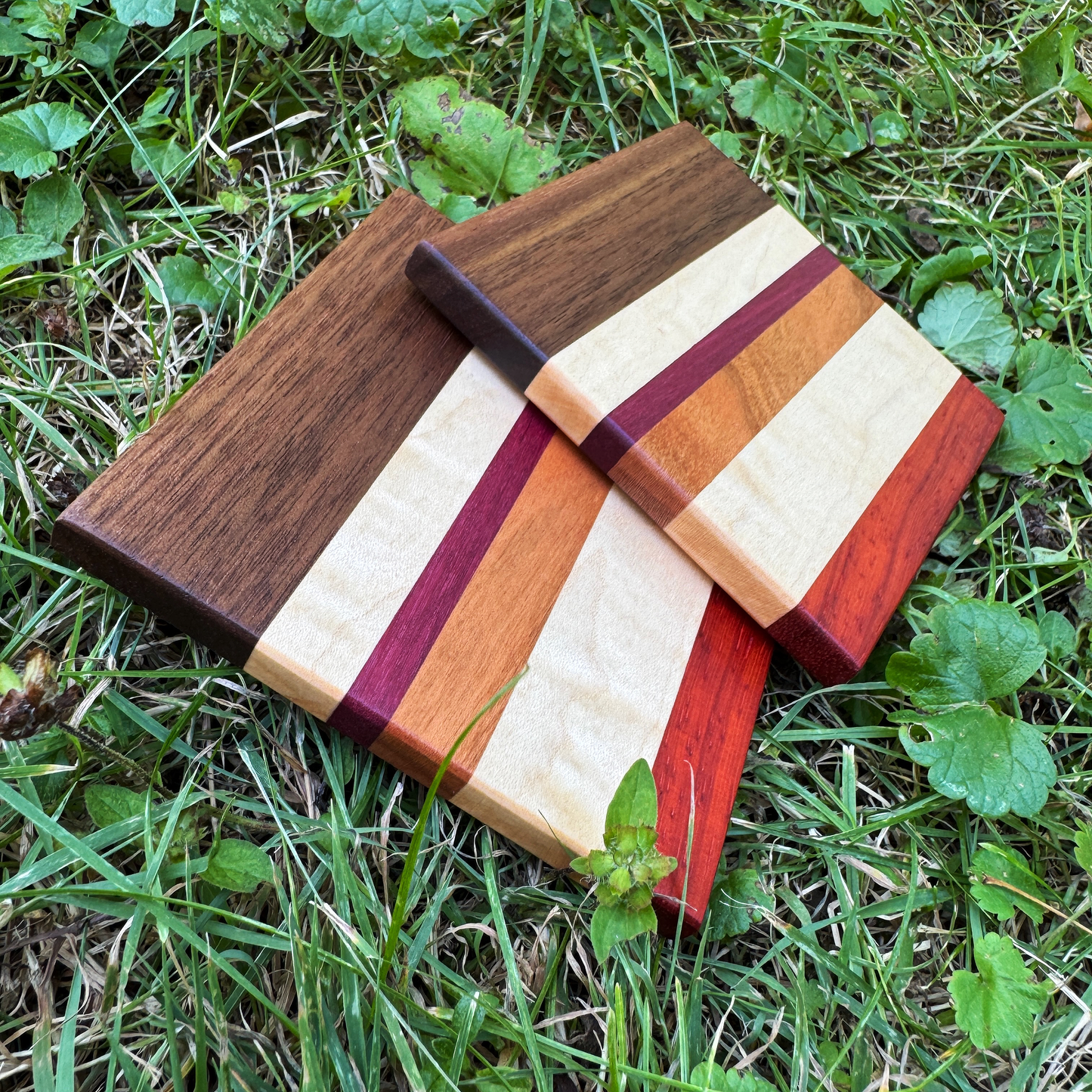 Premium Hardwood Coaster Pair (A3)