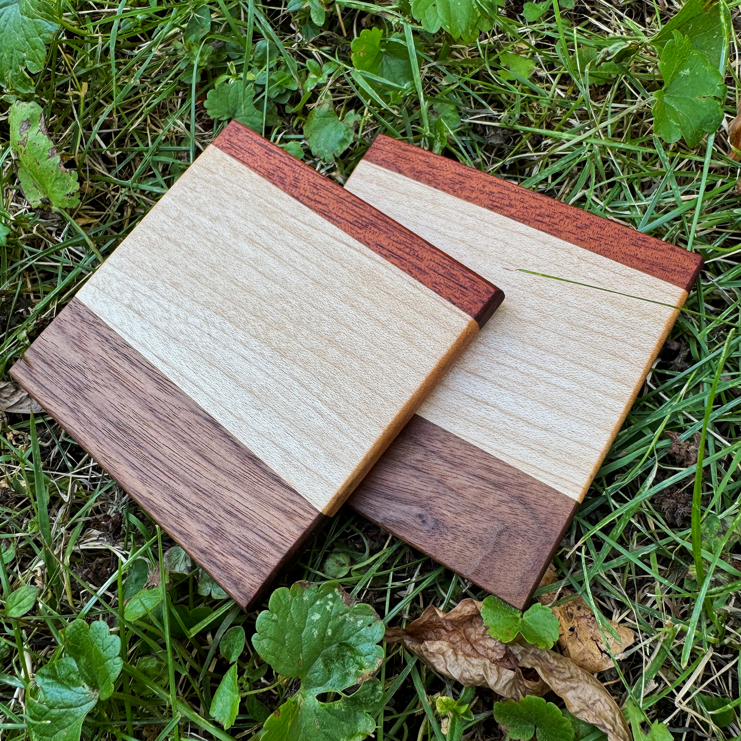 Premium Hardwood Coaster Pair (A4)