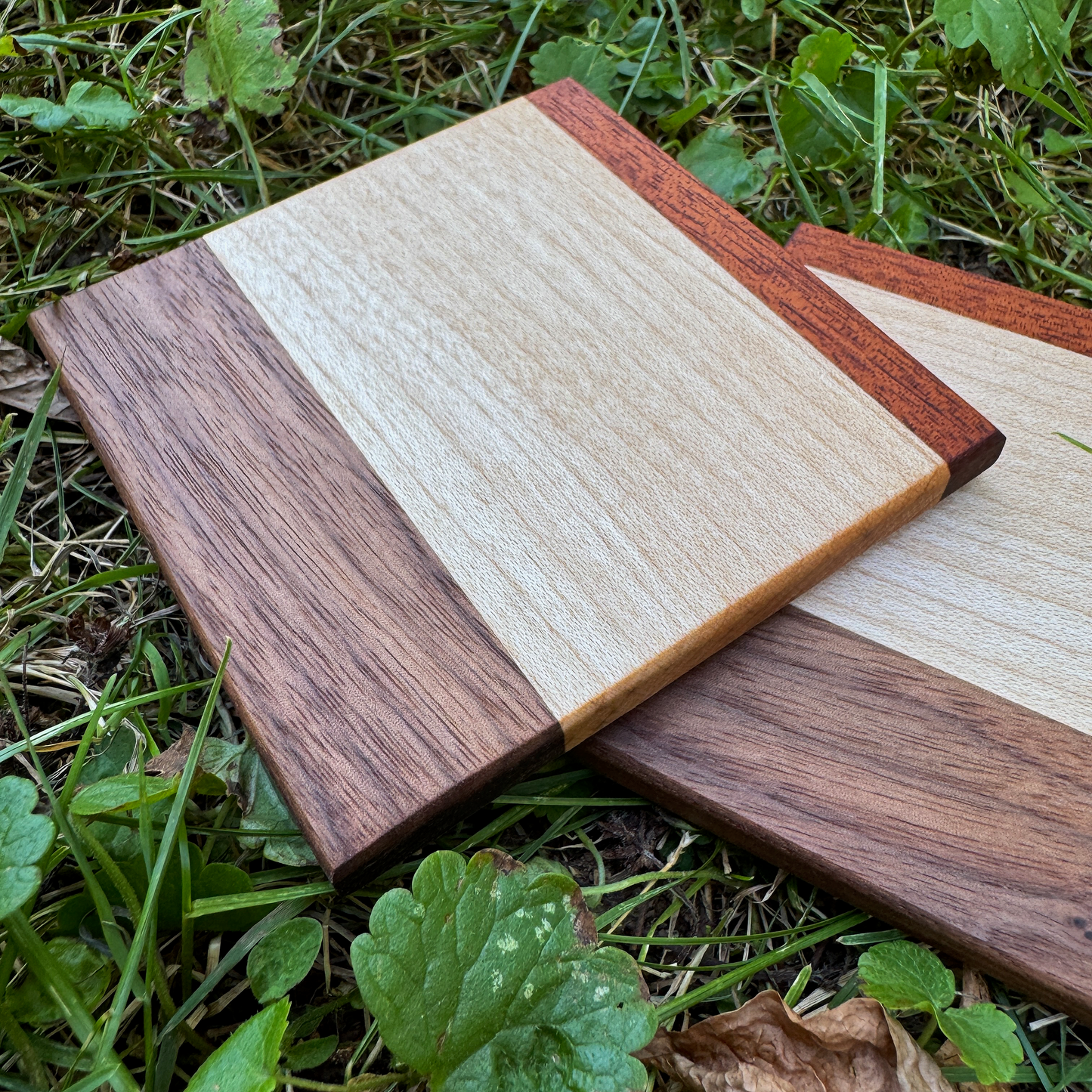 Premium Hardwood Coaster Pair (A4)