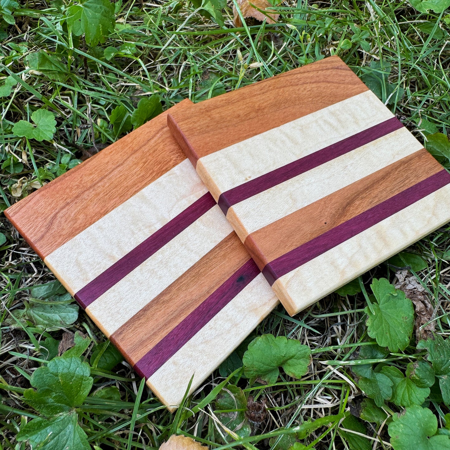 Premium Hardwood Coaster Pair (A5)