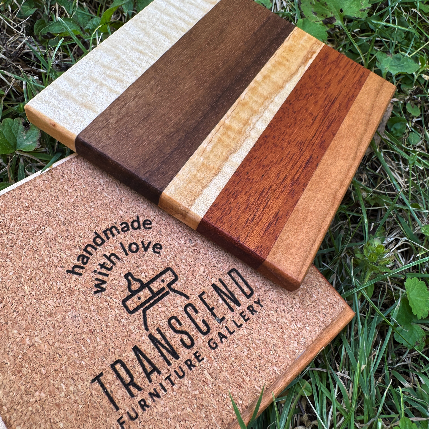 Premium Hardwood Coaster Pair (A9)