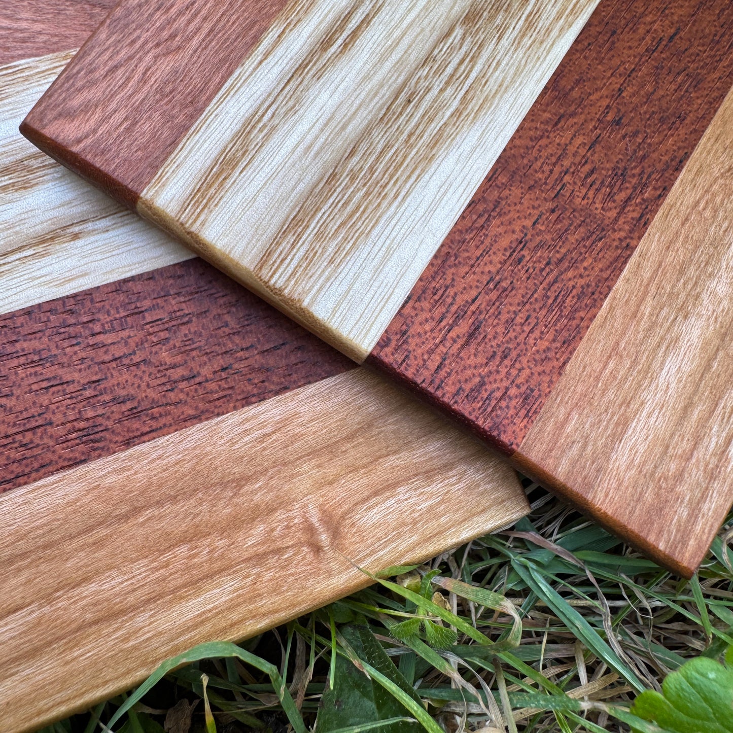 Premium Hardwood Coaster Pair (B2)