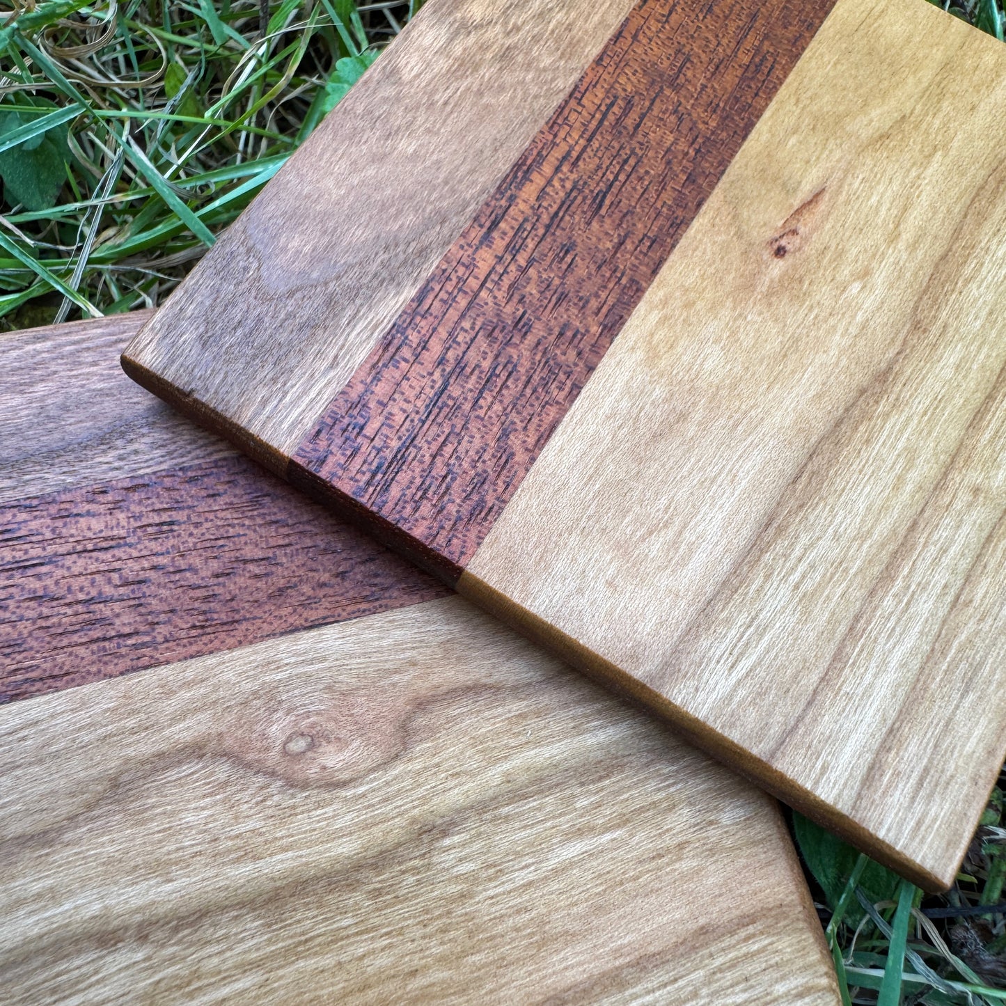 Premium Hardwood Coaster Pair (B3)