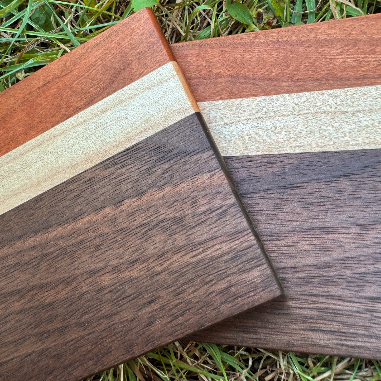 Premium Hardwood Coaster Pair (B4)