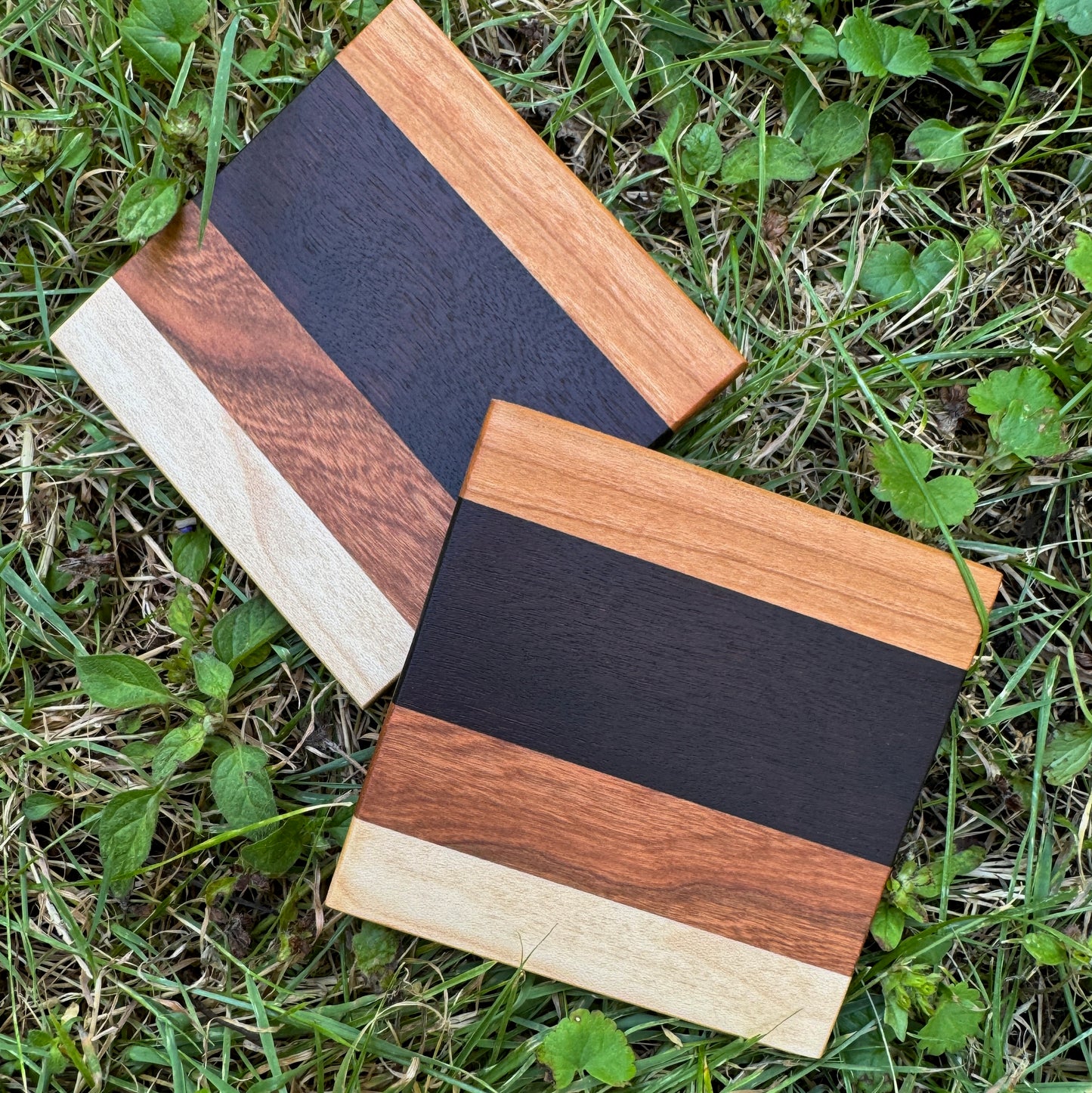 Premium Hardwood Coaster Pair (B5)