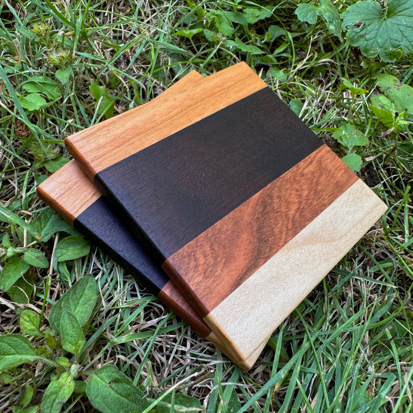 Premium Hardwood Coaster Pair (B5)