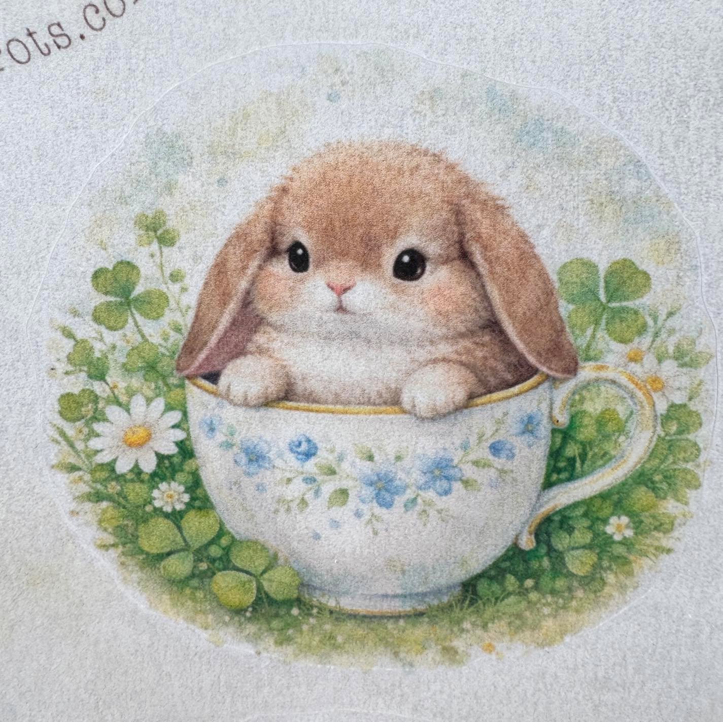 RABBIT RESCUE FUNDRAISER- Spring Bunnies Sticker Sheet