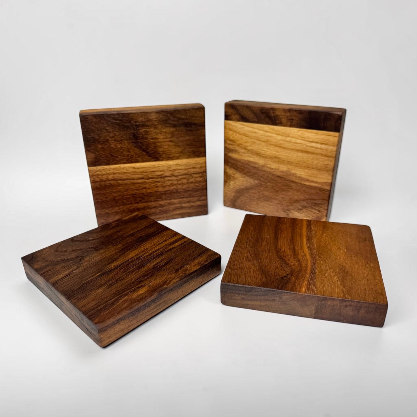 Chunky Walnut Coaster Set (TC2)