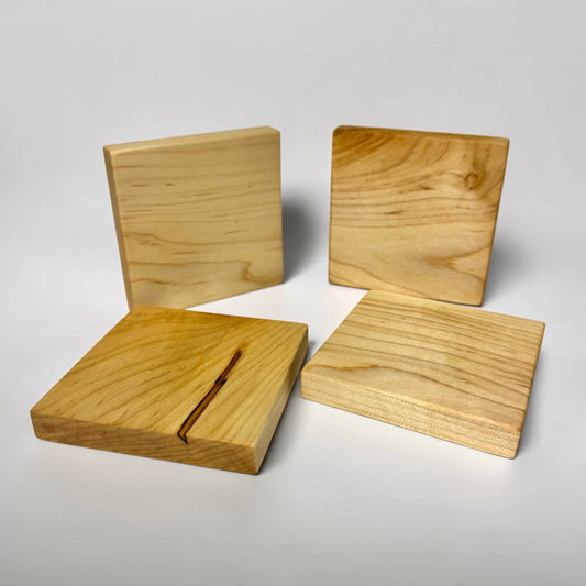 Chunky Ambrosia Maple Coaster Set (TC4)