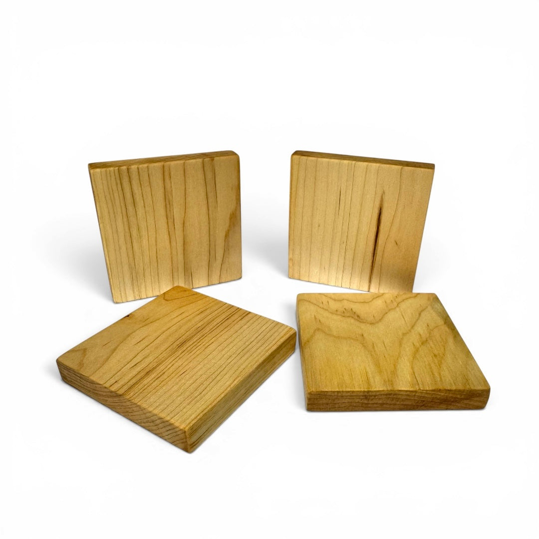 Chunky Ambrosia Maple Coaster Set (TC9)